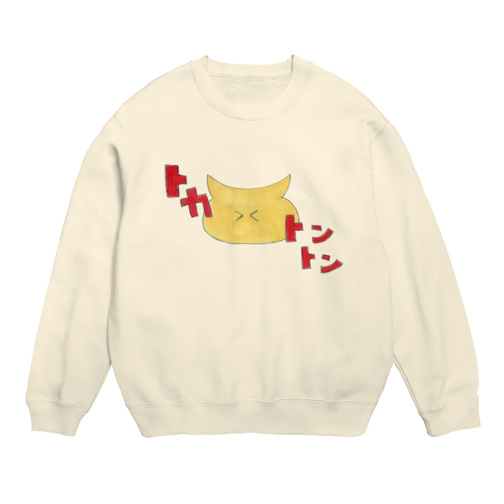 風々堂のとかにゃんにゃん Crew Neck Sweatshirt