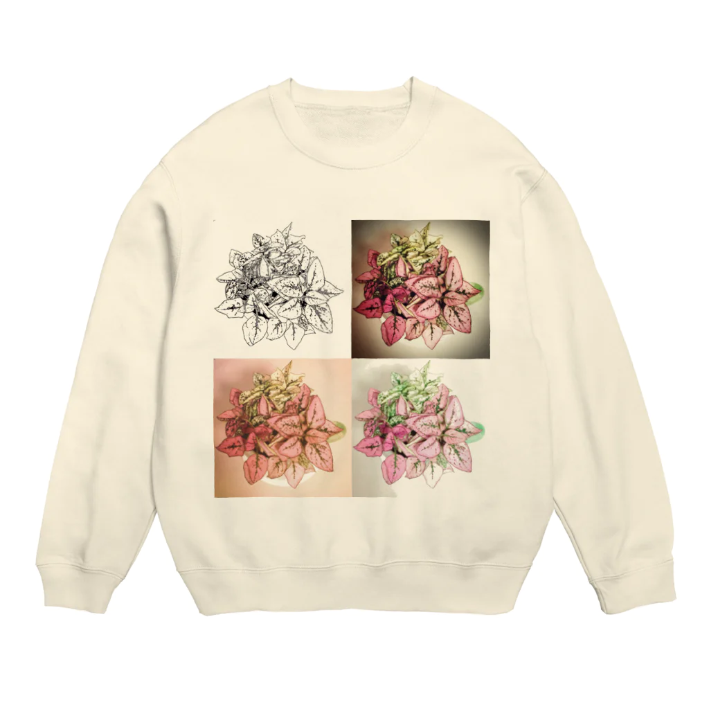 和草 にこの見方＝味方 Crew Neck Sweatshirt