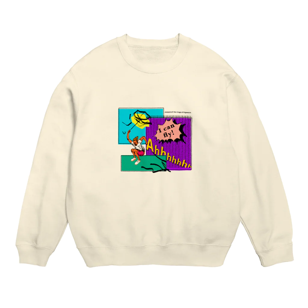 AGOAの清水の舞台から飛び降りる Crew Neck Sweatshirt