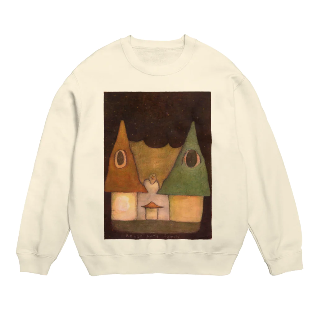 おちだいすけのhouse home family Crew Neck Sweatshirt