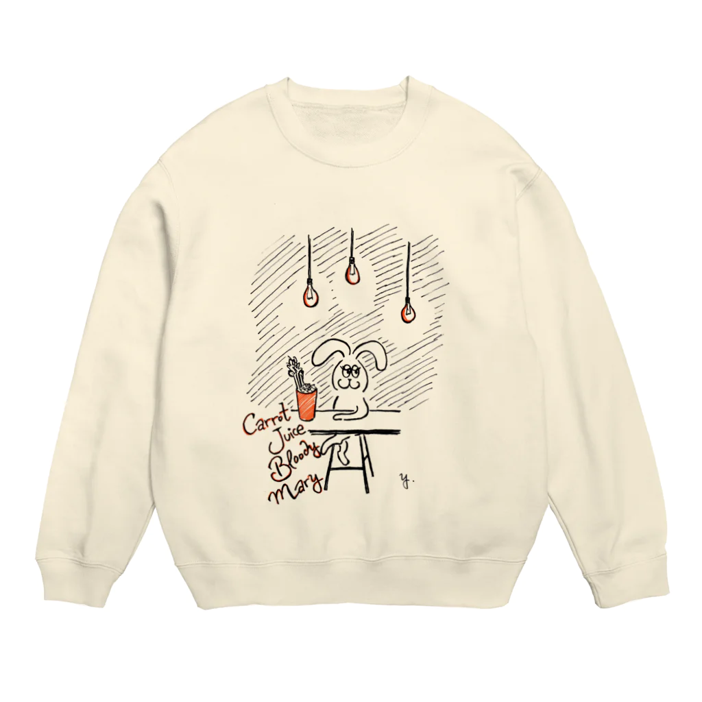 gorbehのCarrot Juice Bloody Mary Crew Neck Sweatshirt