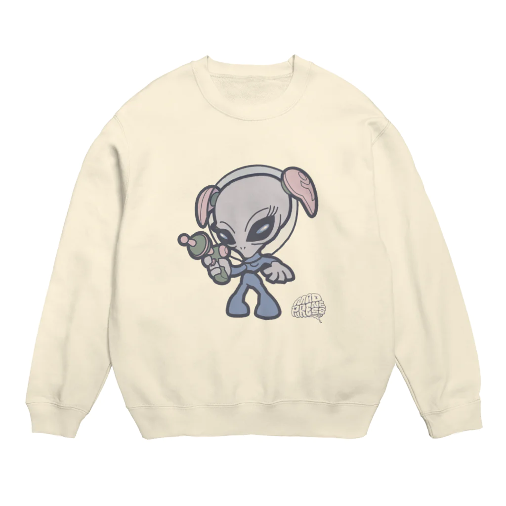 MadPurenessのグレイタイプエイリアン Crew Neck Sweatshirt