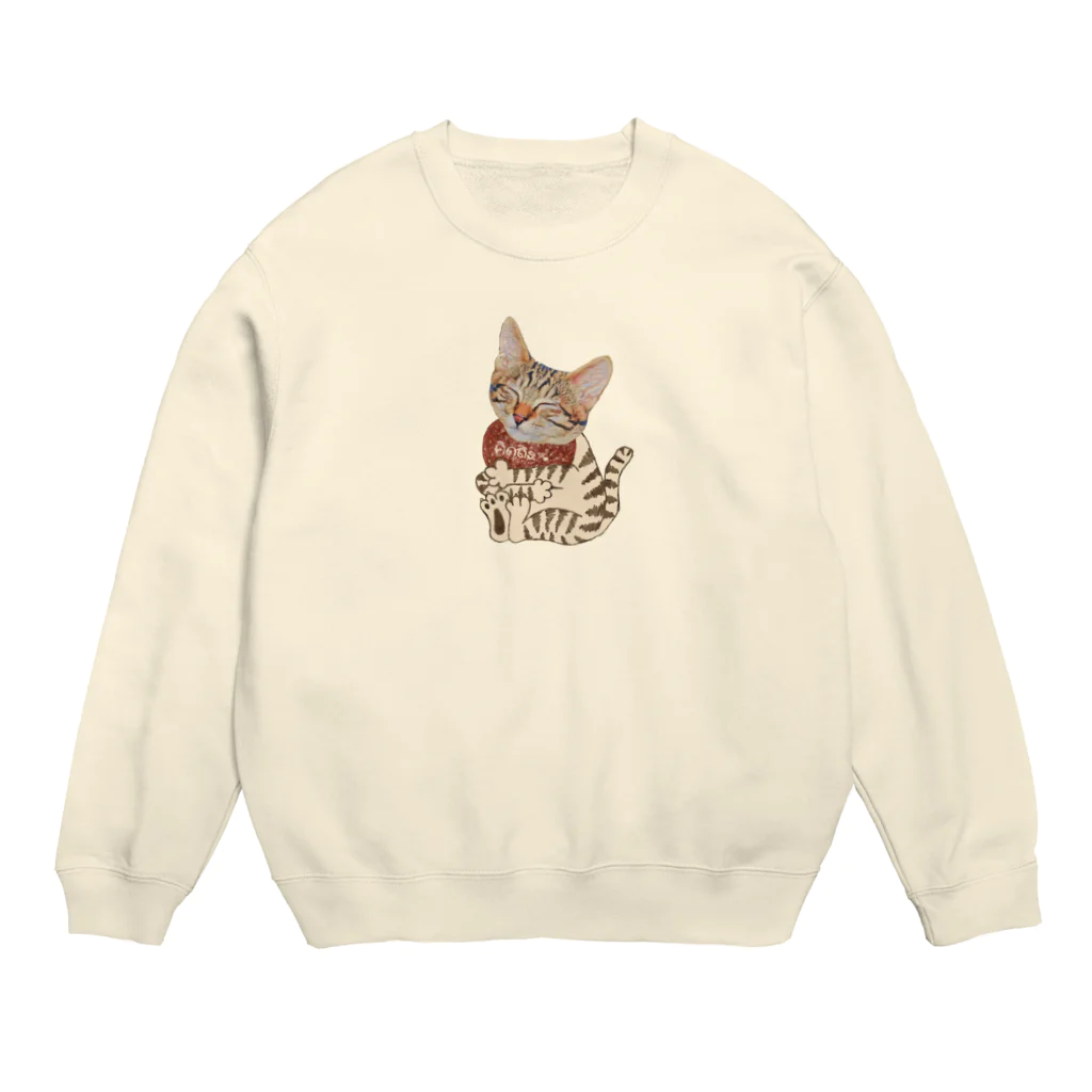 smilemiのLOVE♡TORA คิดถึง (キットゥン) タイ文字ver. Crew Neck Sweatshirt