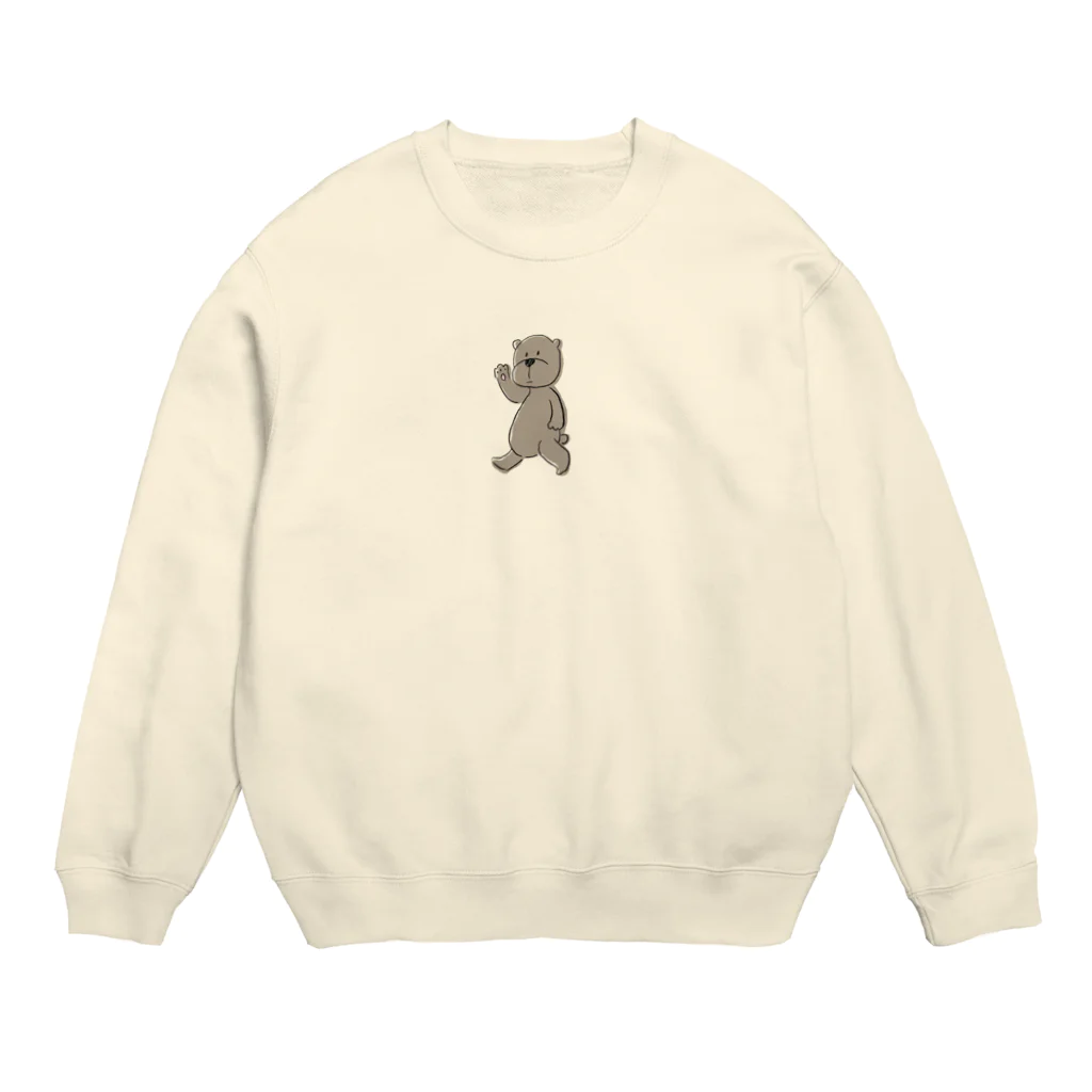 あめこやのくまおのおはよう Crew Neck Sweatshirt