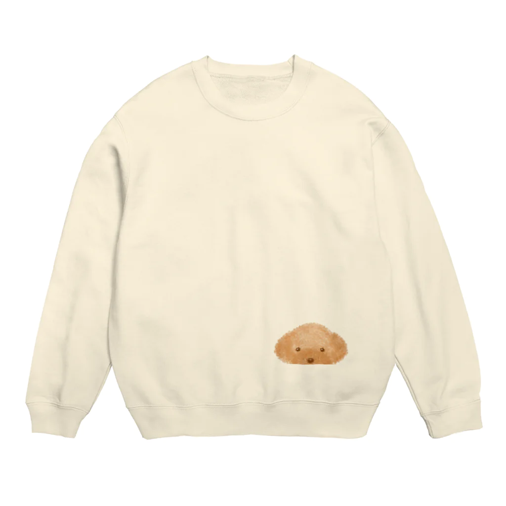 ようこそ『MAYOHOUSE』へのウチの子トイプードル Crew Neck Sweatshirt