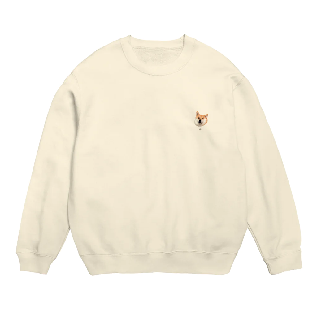 めぞんdeふじこの柴犬ふじこ Crew Neck Sweatshirt