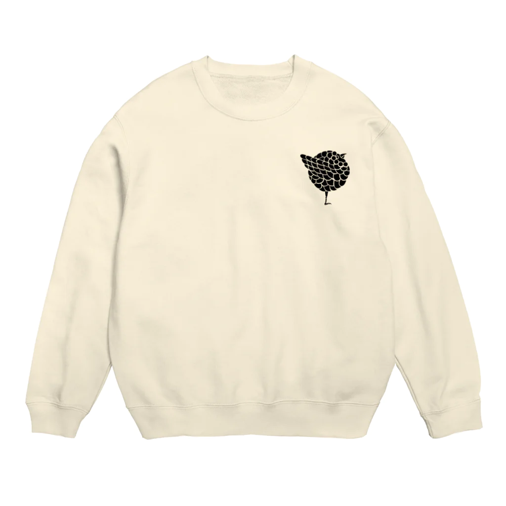 kusuda_subrowの立ってるサブロウ黒 Crew Neck Sweatshirt