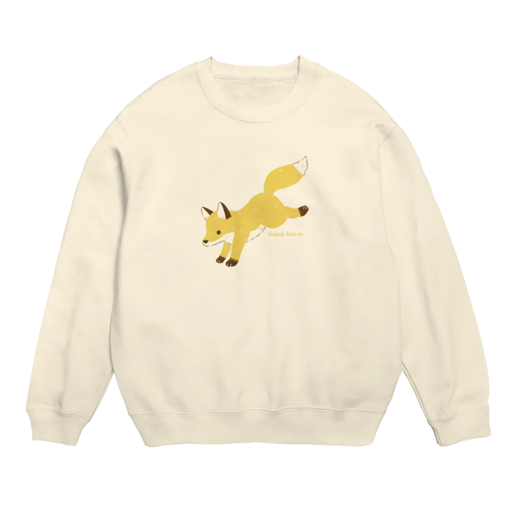 すずきいときちのきつね Crew Neck Sweatshirt