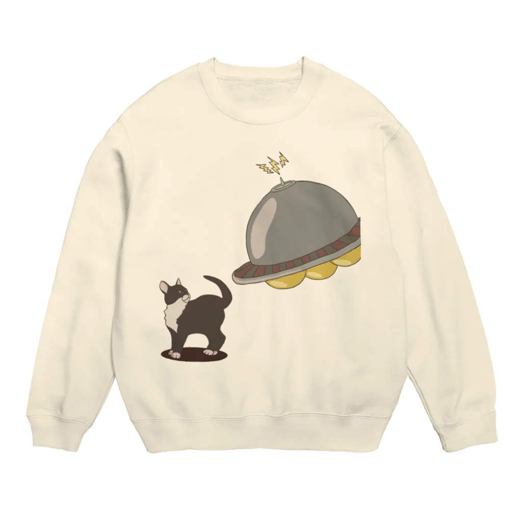 prunelleのUFOとの遭遇 Crew Neck Sweatshirt