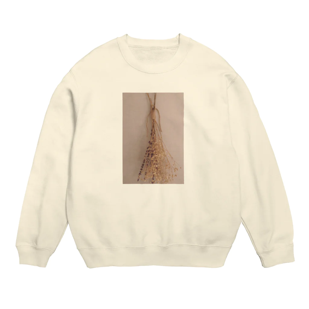 まふゆ村の乾いたお花たち💐 Crew Neck Sweatshirt