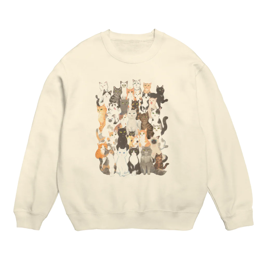 はるさめ商店の猫ネットワークA Crew Neck Sweatshirt