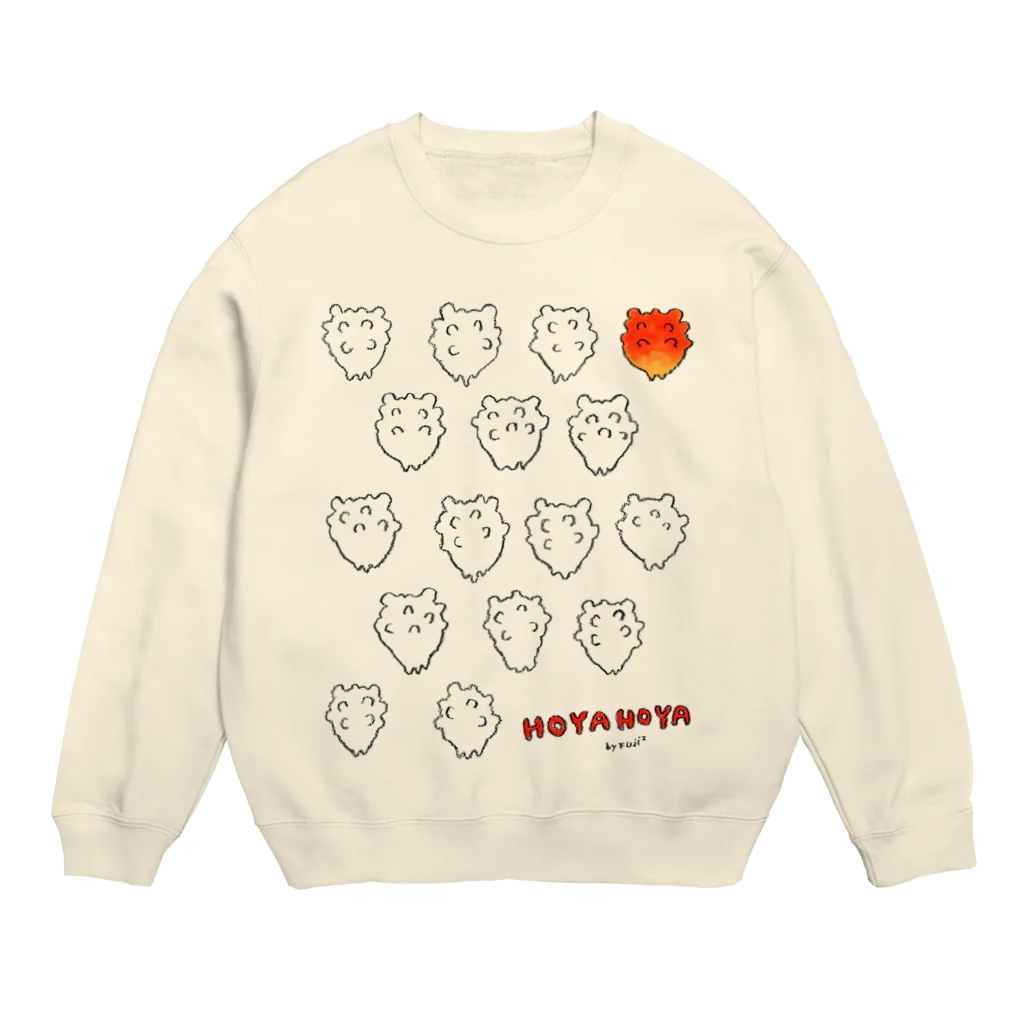 藤枝　とおるのホヤホヤちゃん Crew Neck Sweatshirt