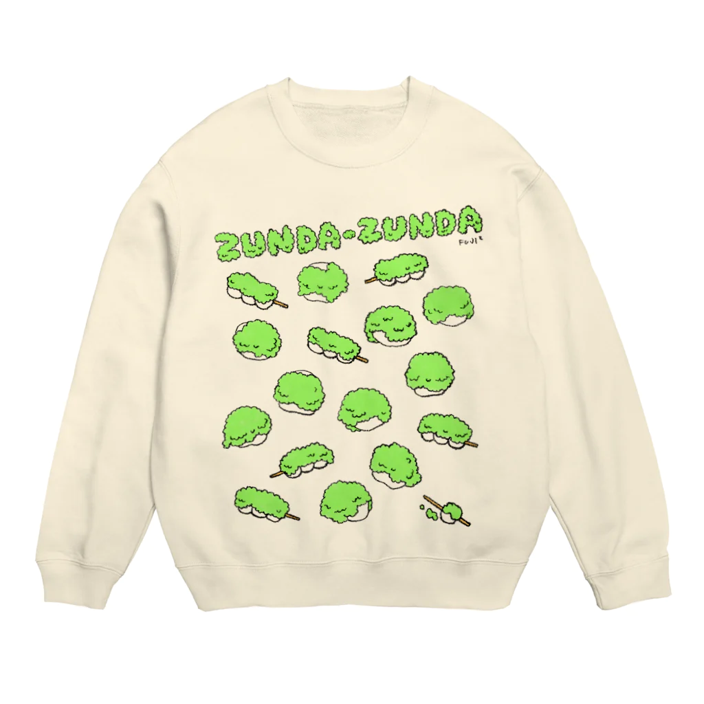 藤枝　とおるのずんだずんだちゃん Crew Neck Sweatshirt