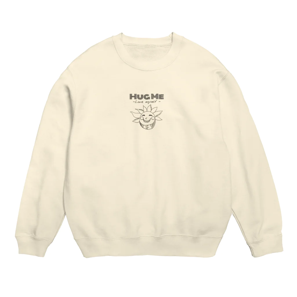 Hug Me project Kagawaのハグミーちゃん Crew Neck Sweatshirt