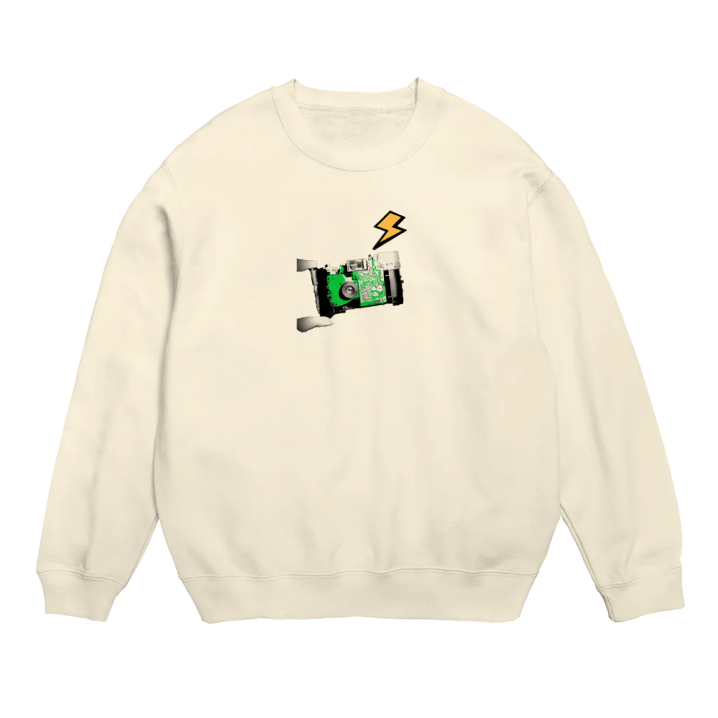 410kiki_shopの使い捨てカメラ_解体 Crew Neck Sweatshirt