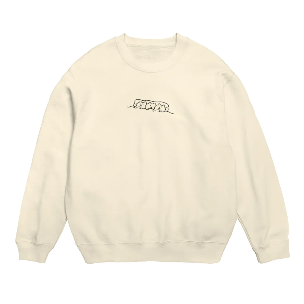 かわしまさきのみんなでおやすみ Crew Neck Sweatshirt