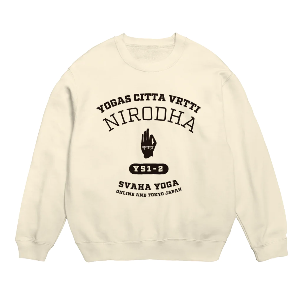 SVAHAの NIRODHA Crew Neck Sweatshirt