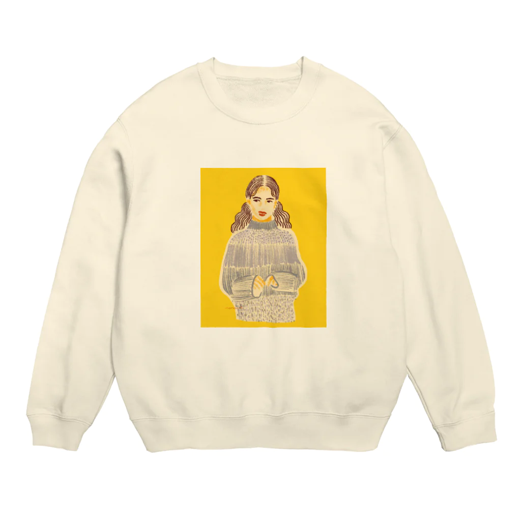 225IllustFactoryのあったまろう Crew Neck Sweatshirt