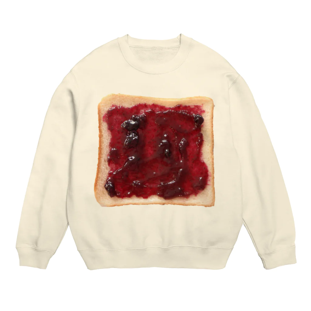 綿華子のジャムパン01 Crew Neck Sweatshirt