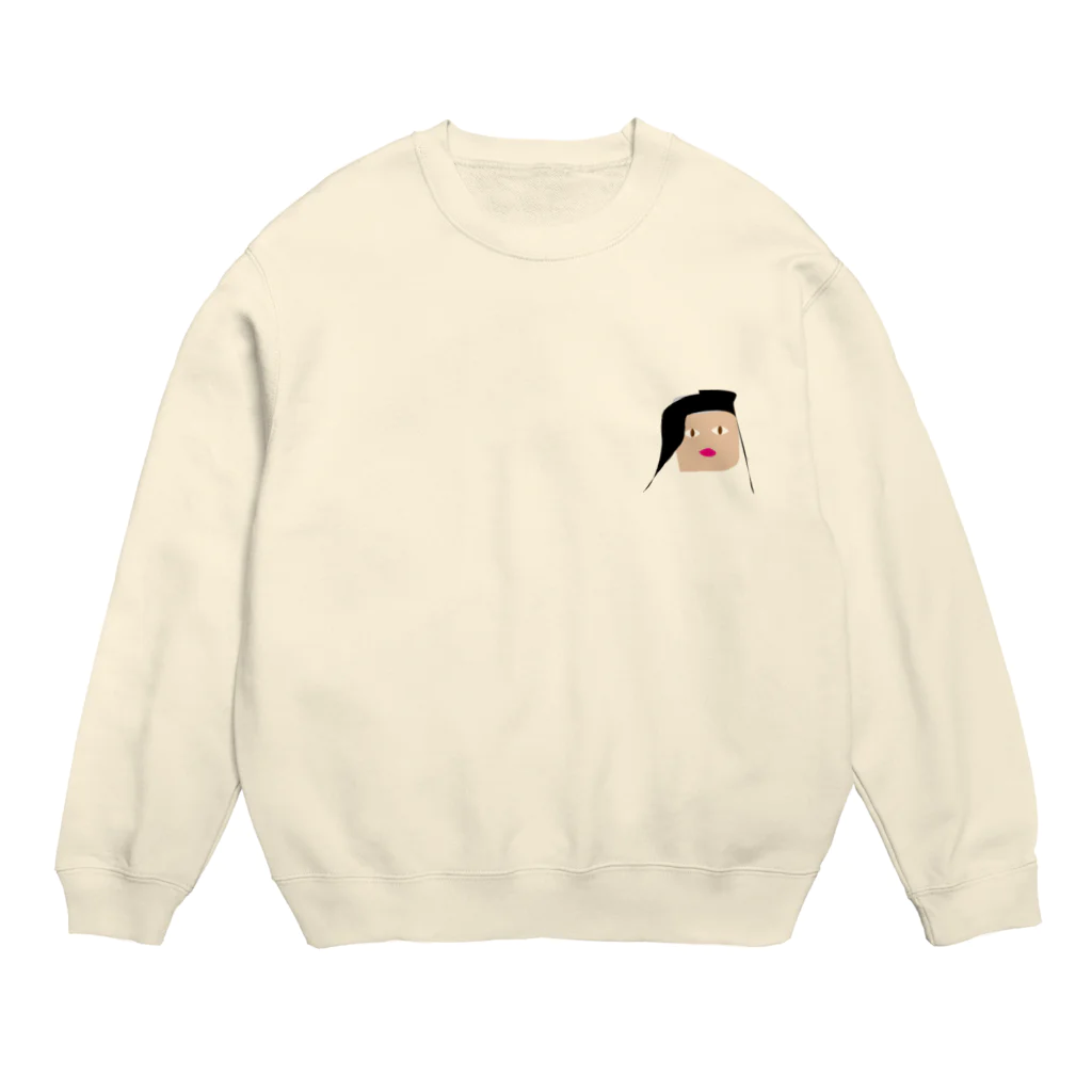 ジャンプ力に定評のある前田の女の子用 Crew Neck Sweatshirt