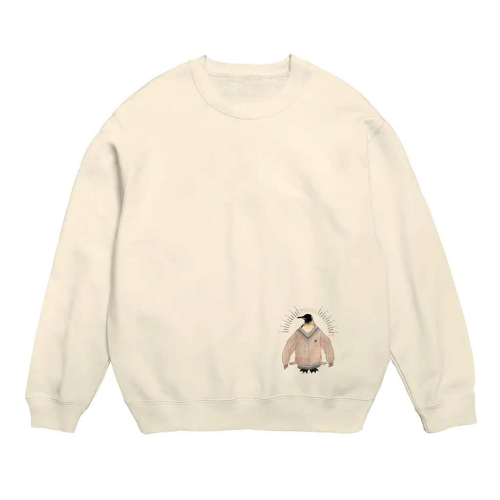 madein8☞shopのsweater-penguin Crew Neck Sweatshirt
