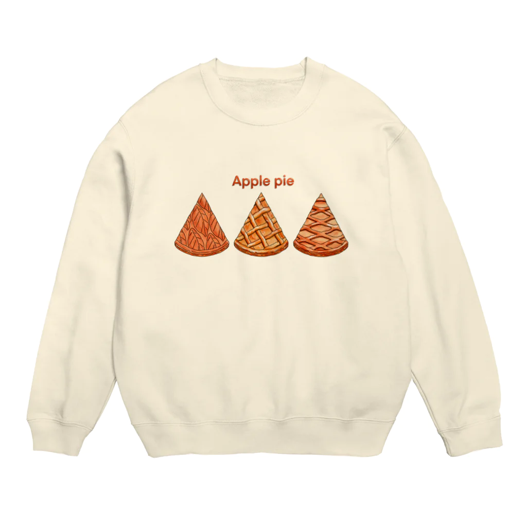 ataruno artのアップルパイ Crew Neck Sweatshirt