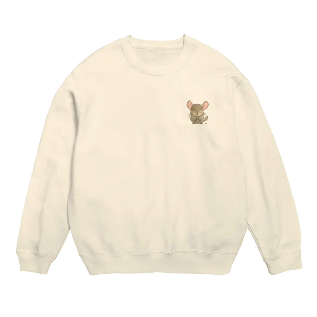 ととんSHOPのかわいいチンチラ Crew Neck Sweatshirt