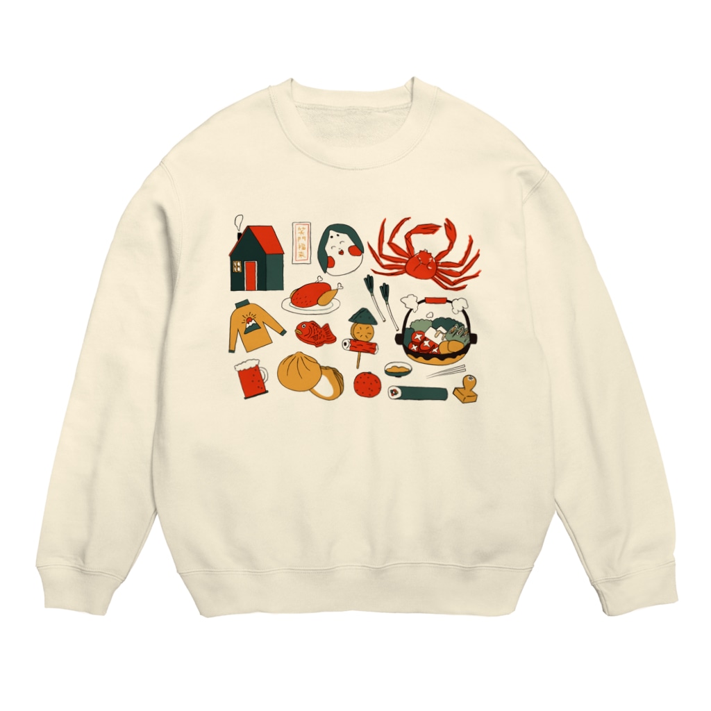 ゆのきの木の正月詰め合わせ Crew Neck Sweatshirt