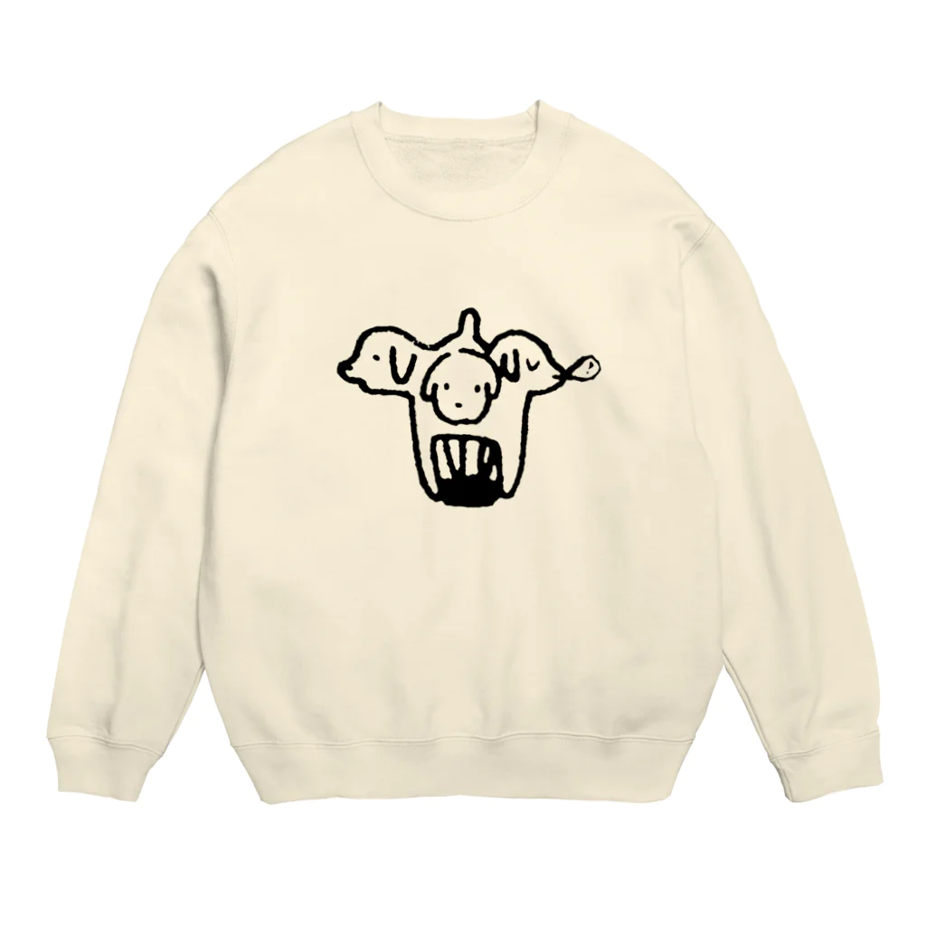 ようこそ！のけるべろす Crew Neck Sweatshirt