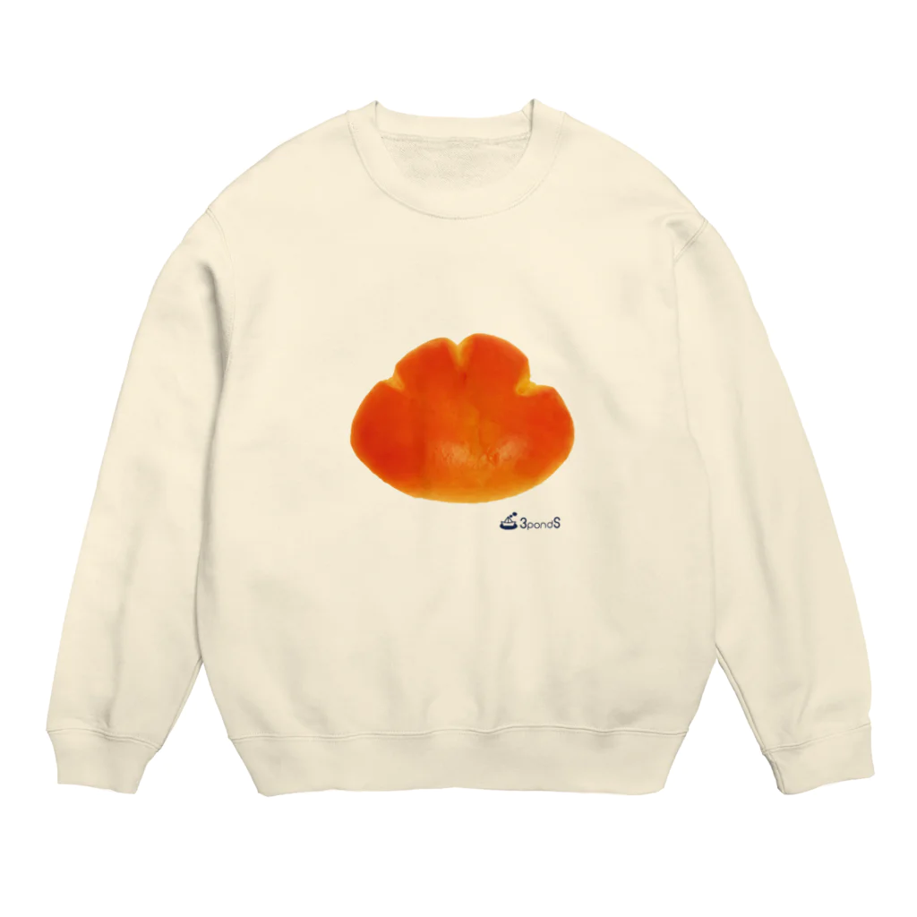 3pondSのクリームパン♪ Crew Neck Sweatshirt