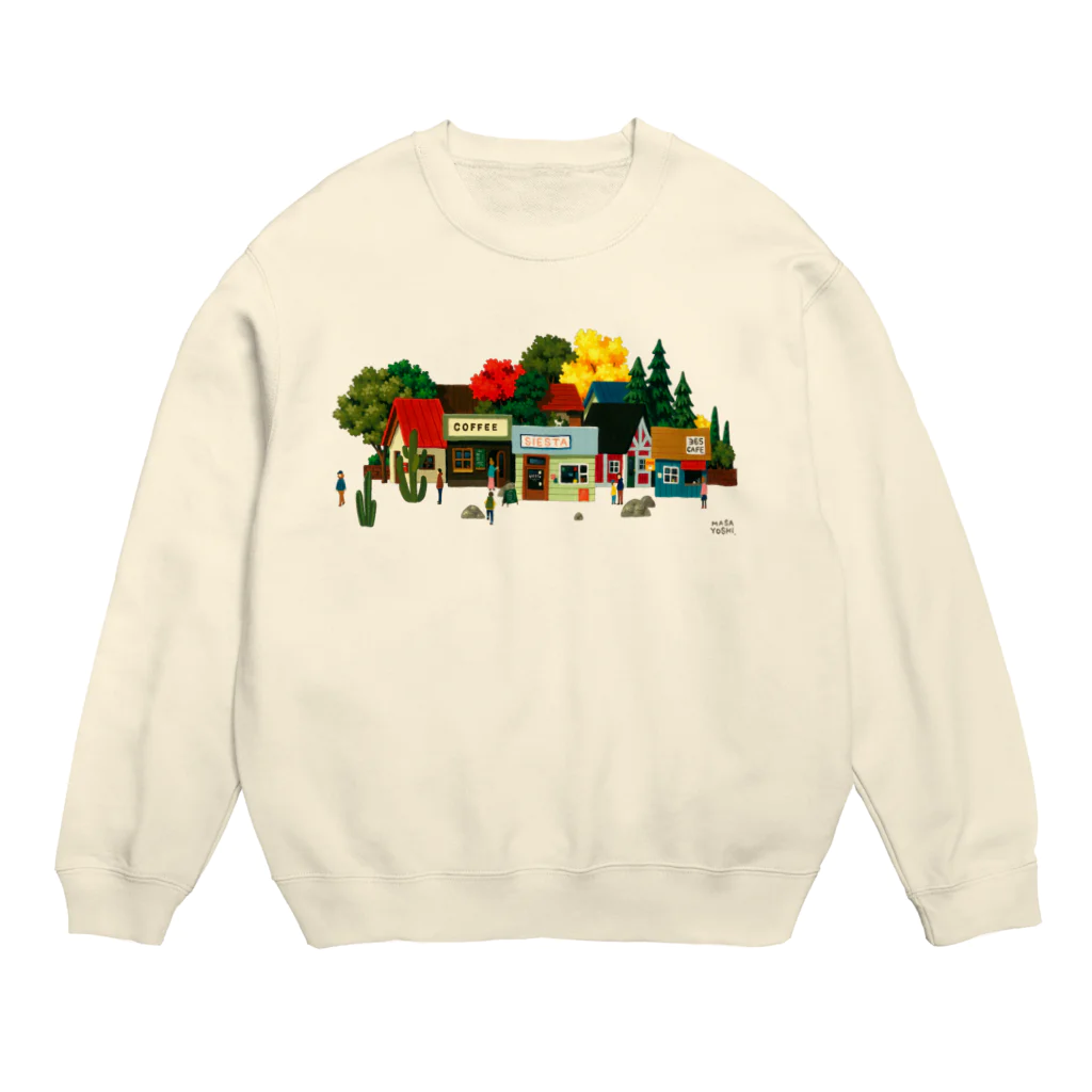 HOME TOWNのヲータムビレッジ Crew Neck Sweatshirt