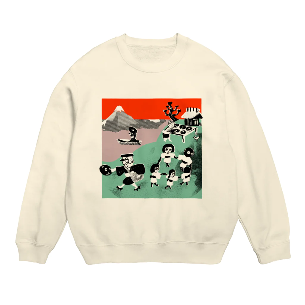 大橋裕之のふるさと Crew Neck Sweatshirt