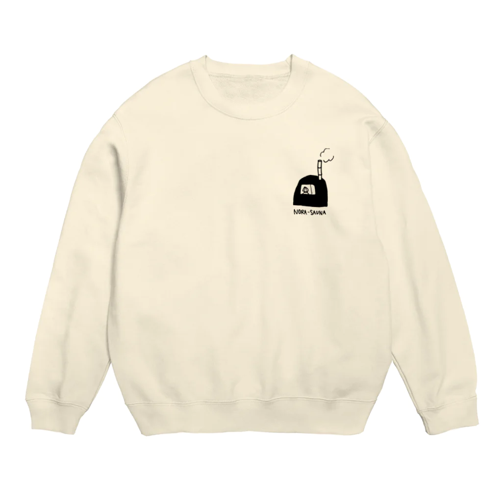 NORA-SAUNAの【絵柄小さめ】いつも心にNORA-SAUNA Crew Neck Sweatshirt