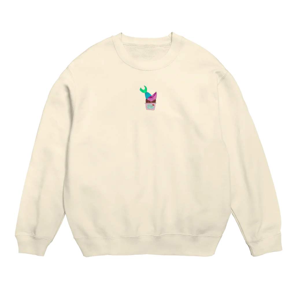 ユニコのマーメイドアイス Crew Neck Sweatshirt