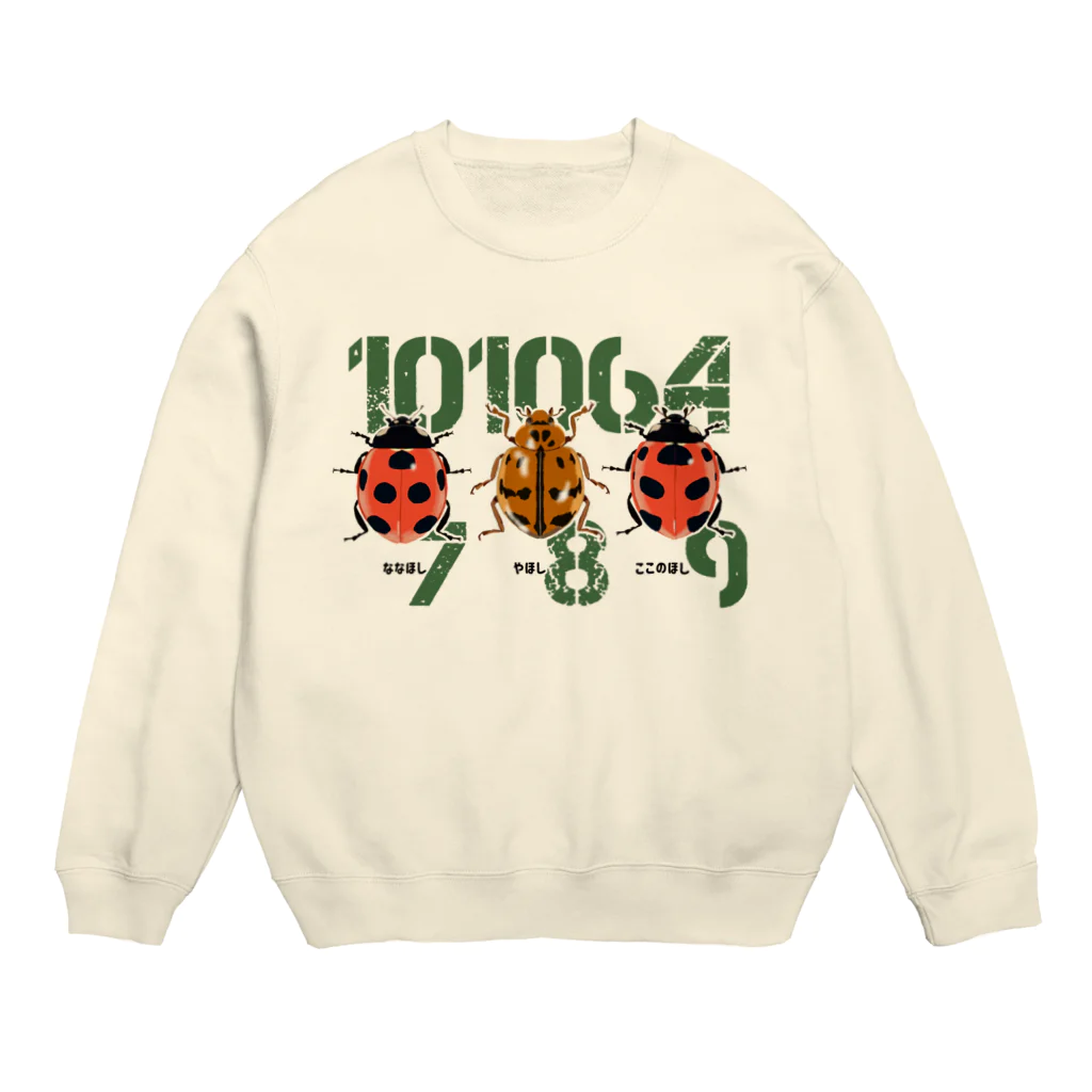 くいなの母の789てんとう虫 Crew Neck Sweatshirt