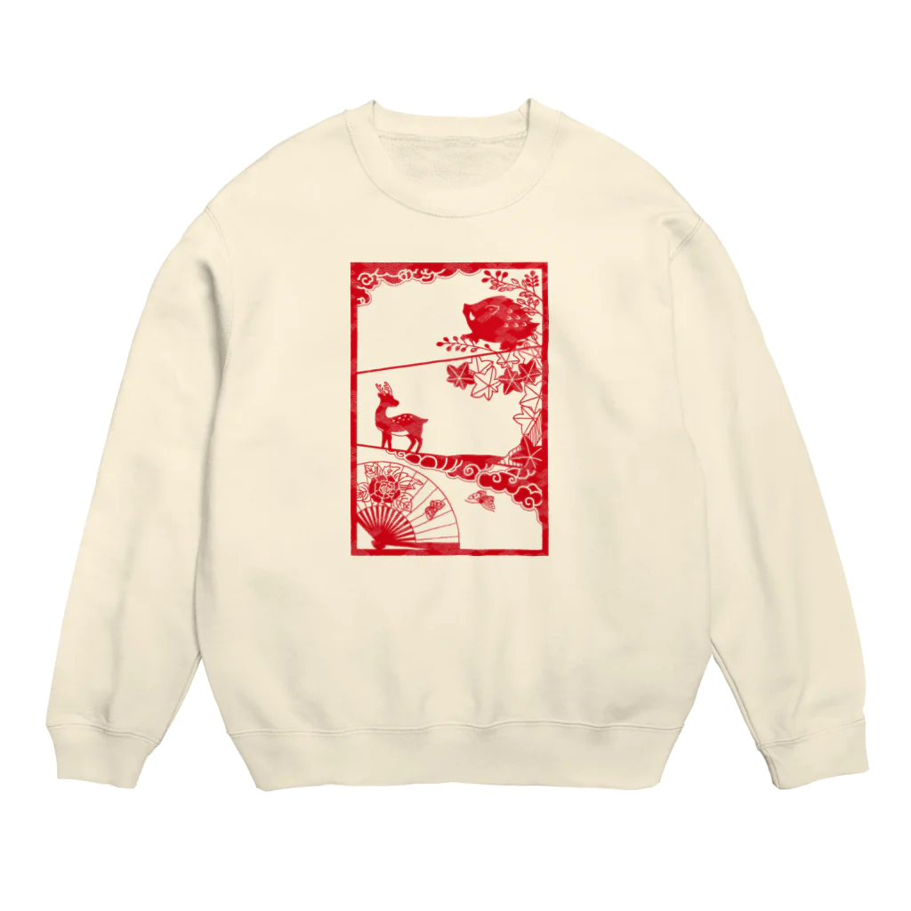 甘漏り屋のiNoshiKachO Crew Neck Sweatshirt