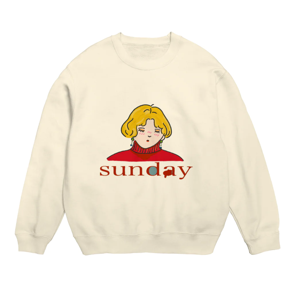 Kaoruko Negish｜画家のSunday Crew Neck Sweatshirt