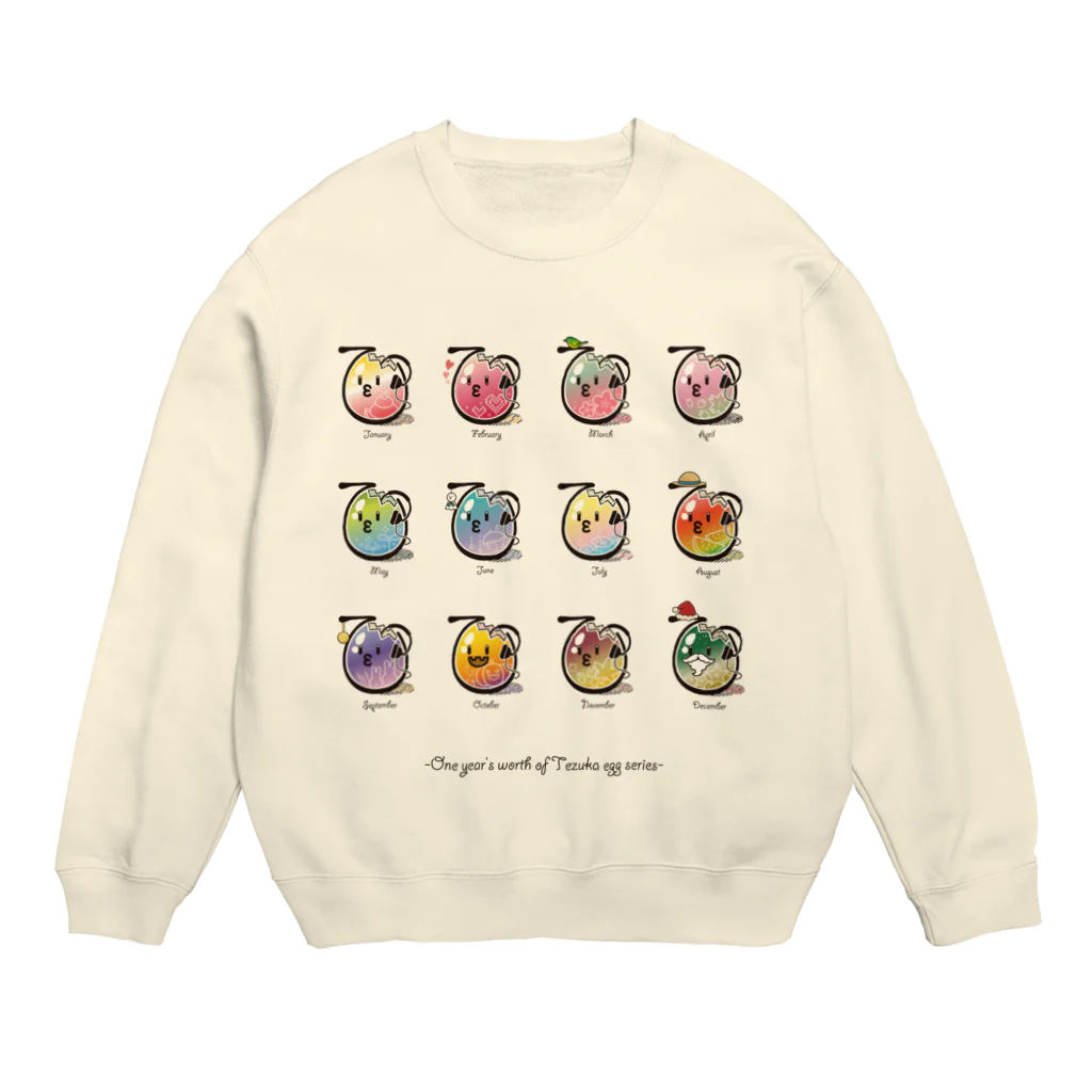 手塚りょうこの1年分てづたまちゃん！ Crew Neck Sweatshirt