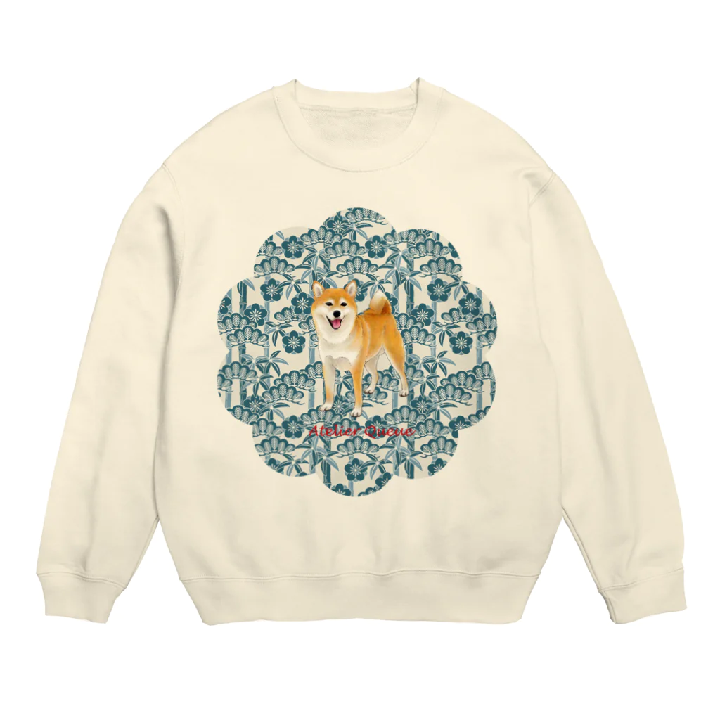 Atelier-Queueの柴犬（松竹梅）Ⅲ Crew Neck Sweatshirt