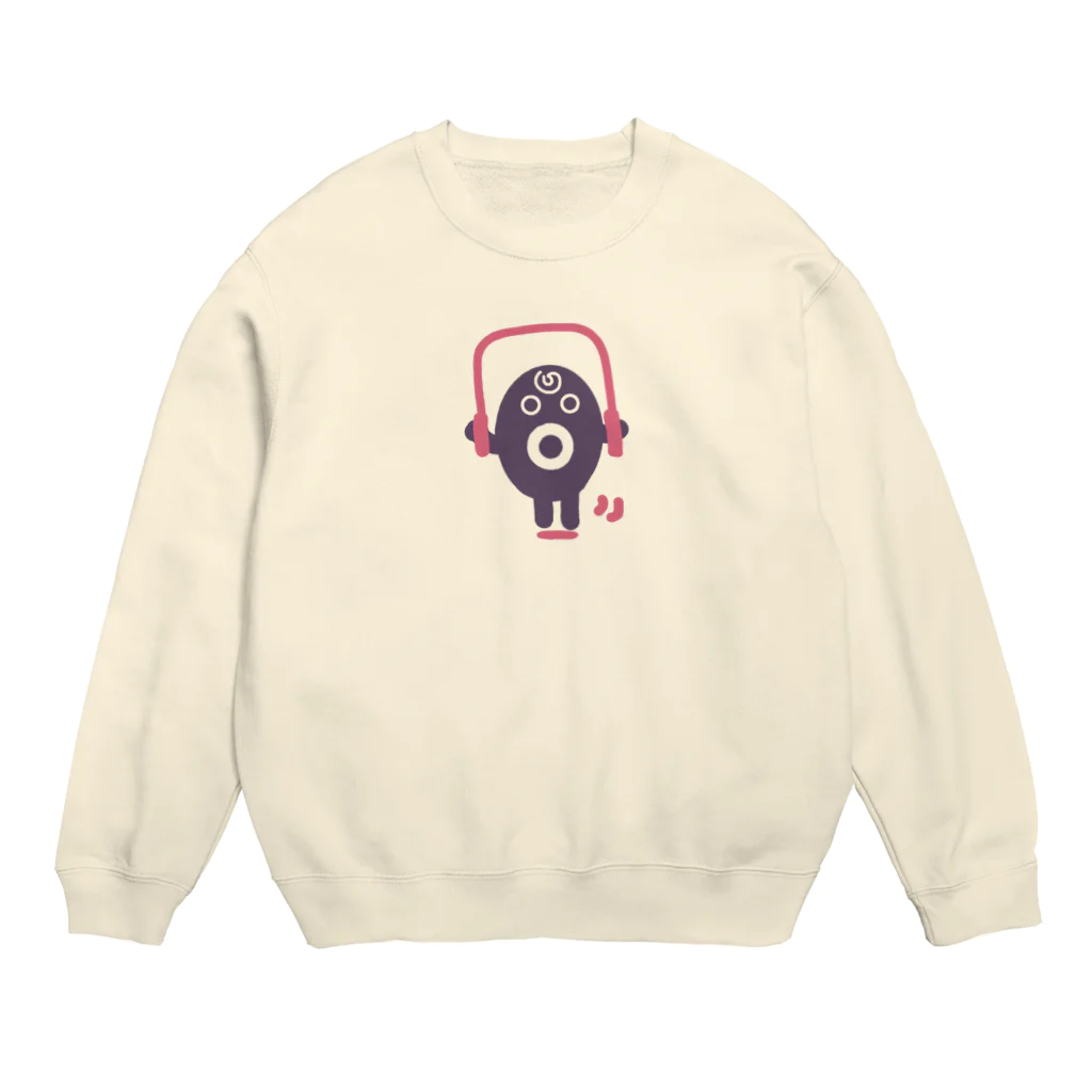 usa100の黙々と跳ぶ者 Crew Neck Sweatshirt