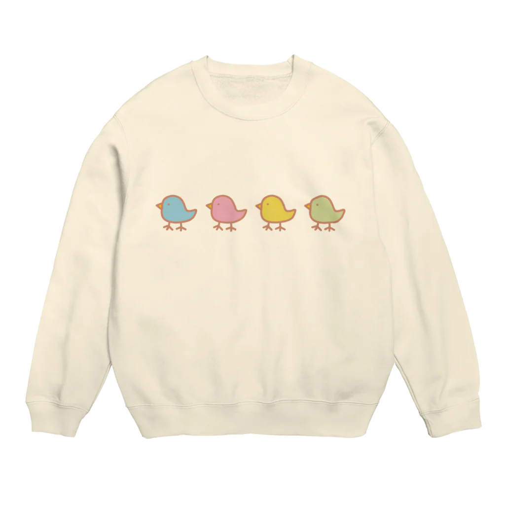 ハナのお店の色とりどり Crew Neck Sweatshirt