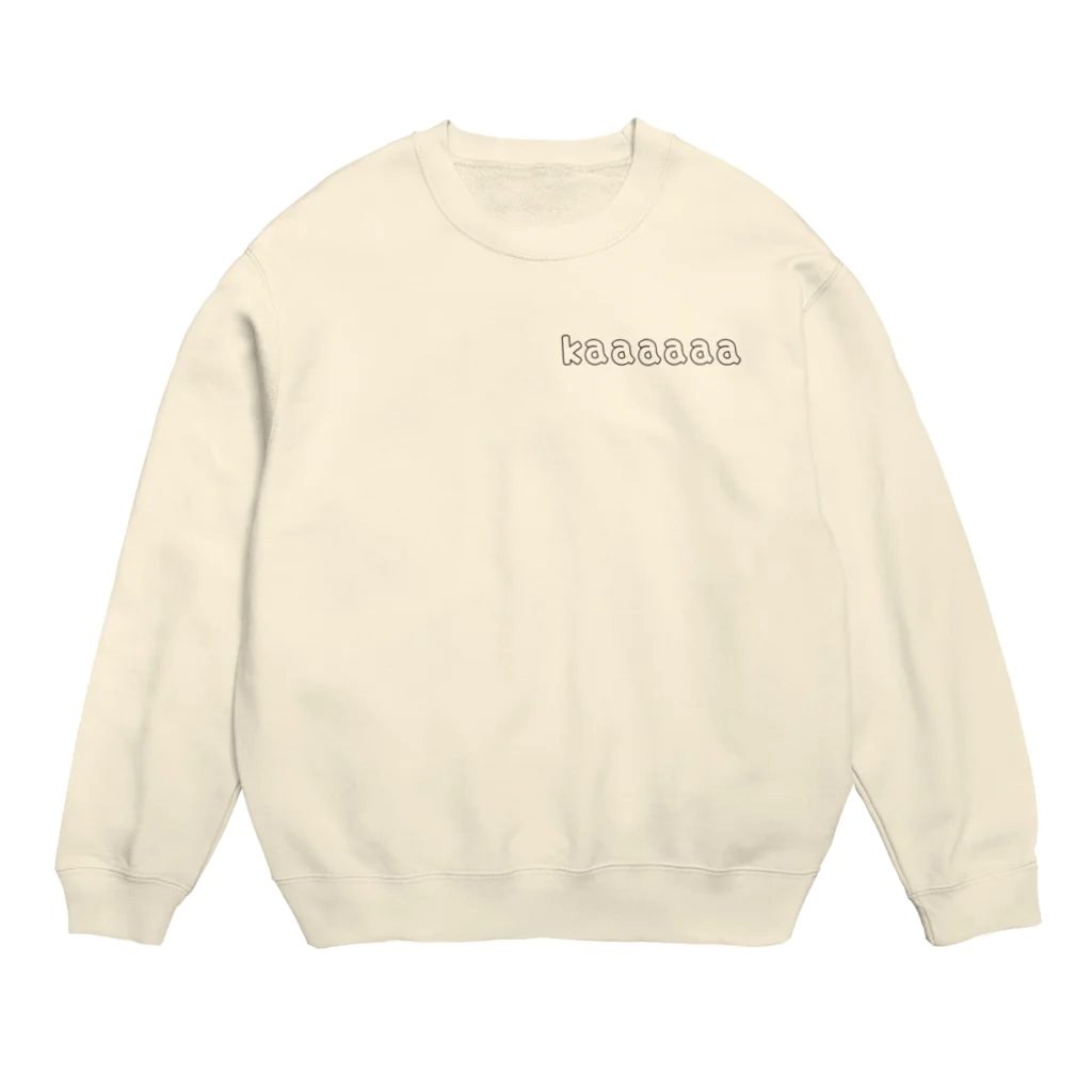 Pepeco♡craft工房のkaaaaaaロゴ Crew Neck Sweatshirt