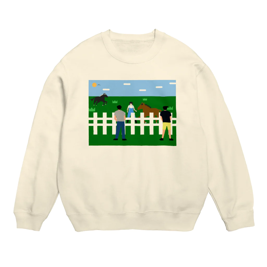 yuriekonoのオモイデ Crew Neck Sweatshirt