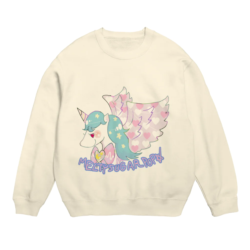 MELTY SUGAR POPのMELTY SUGAR POPユニコーン Crew Neck Sweatshirt