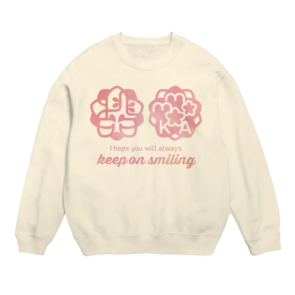 ナゴコロゴの桃花ちゃん_ナゴコロゴ Crew Neck Sweatshirt