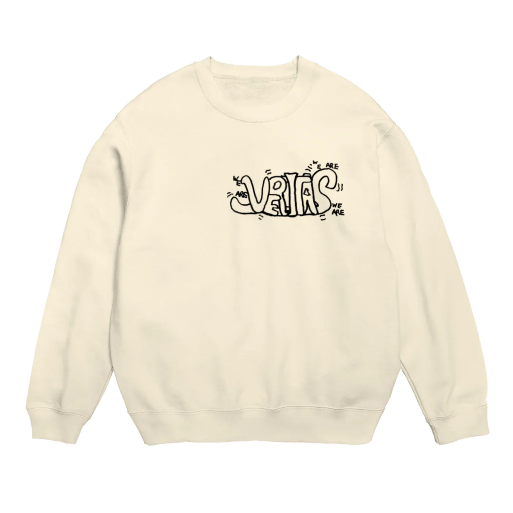 kaimokotusのveritas黒 Crew Neck Sweatshirt