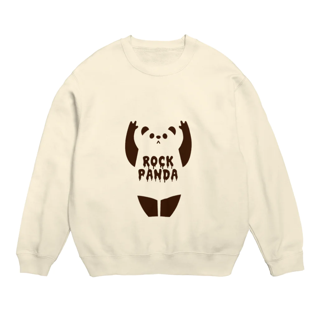 キッチュのロックパンダ　byサポパン Crew Neck Sweatshirt