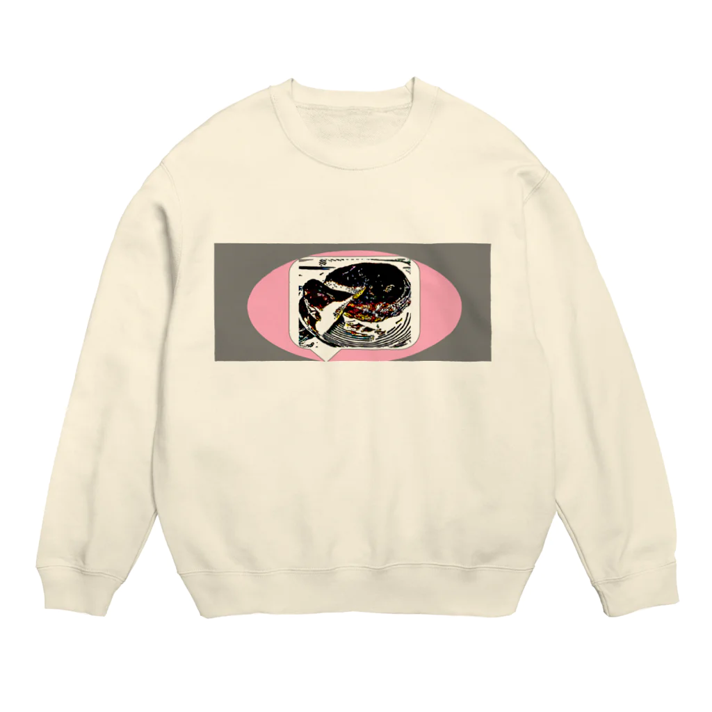 ちょっと夢見るわんだーらんどのちーずけーき Crew Neck Sweatshirt