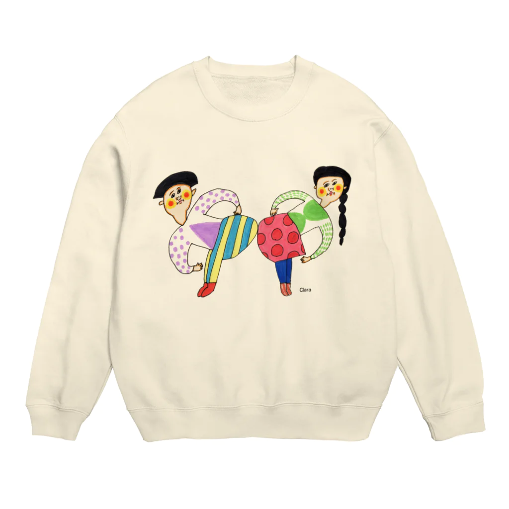 Claraのおみせのよいしょ！ Crew Neck Sweatshirt