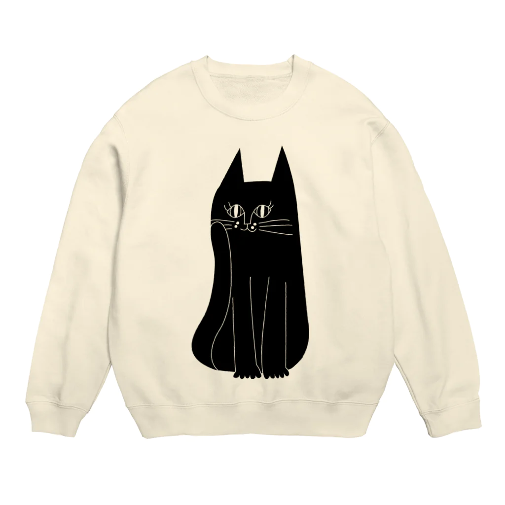 toconakisの黒猫サーシャ Crew Neck Sweatshirt